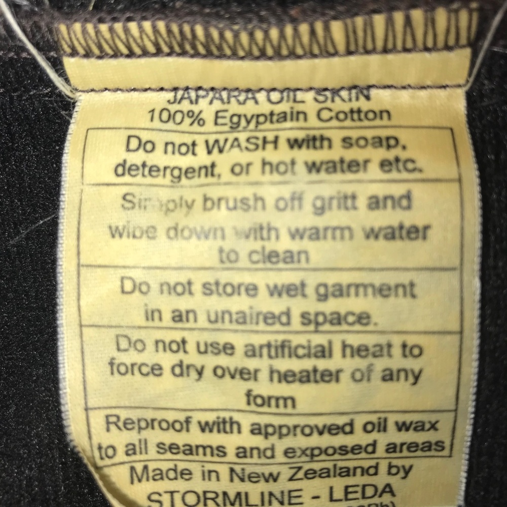 New Zealand James Mckenzie Hunting & Fishing Oil Skin… Gem